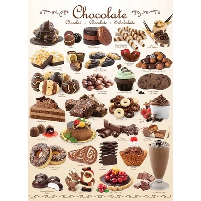 EUROGRAPHICS - Puzzle Chocolate 2 - 1 000 piese