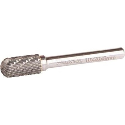 Makita B-52750 - Fréza technická válcová s rádiusem pr.10x20mm, stopka 6mm dělené ostří na ocel a nerez