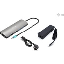 i-Tec USB-C Metal Nano 2x Display Docking Station with PD 100 W + Charger 100W C31NANOHDM2D100