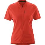 Gonso Дамска фланелка с къс ръкав за колоездене Gonso Women's Sitivo Jersey Green Cycling jersey - Paprika Flame - размер 36 (EU) (156-2901-0212)