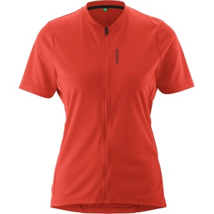 Gonso Дамска фланелка с къс ръкав за колоездене Gonso Women's Sitivo Jersey Green Cycling jersey - Paprika Flame - размер 36 (EU) (156-2901-0212)
