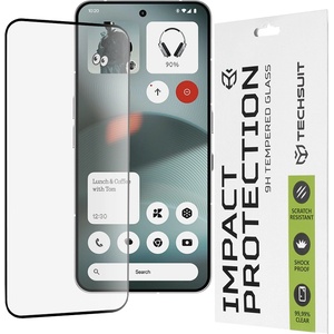 Techsuit Протектор за Nothing Phone (3) - Techsuit - 111D пълно покритие / пълно залепено стъкло - черно