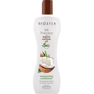 BioSilk Organic Coconut Oil with Moisturizing Conditioner 355 ml – Zbozi.Blesk.cz