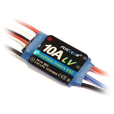 FLYCOLOR Regulátor otáček ESC 10A BEC 5V/1A