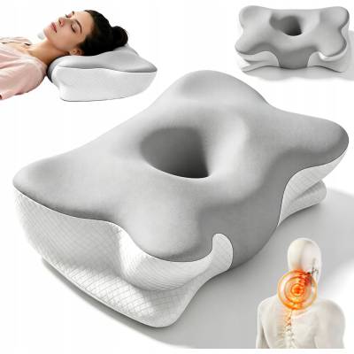 Ortopedický polštář GLUCKSTOFF paměťová pěna 63x38 bílý