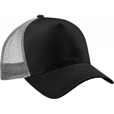 Beechfield Snapback Trucker Čierna/Sivá