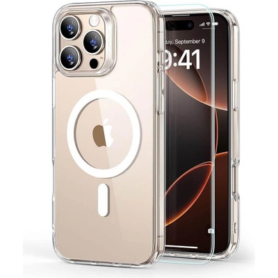 ESR Magsafe Калъф и Протектор за iPhone 16 Pro Max, ESR Classic Hybrid Magnetic Case, Прозрачен (4894240243541)