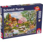 Schmidt Spiele Пъзел Schmidt от 1000 части - Къщата край езерото (58985)
