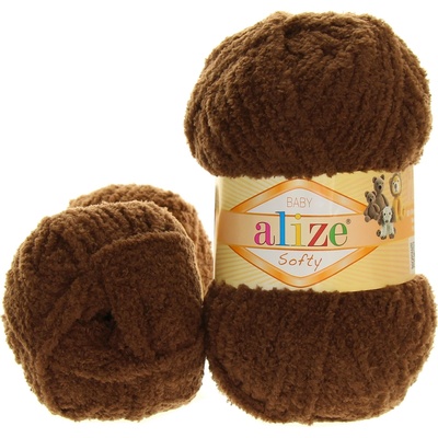 Alize Softy 493 čokoládová