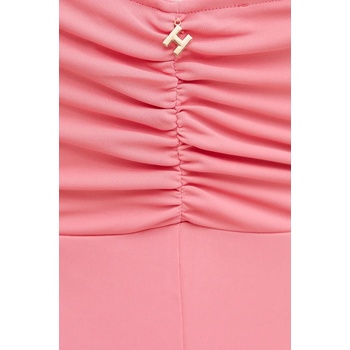 Silvian Heach Рокля Silvian Heach MADEV в розово дълга разкроена GPP25330VE (GPP25330VE)