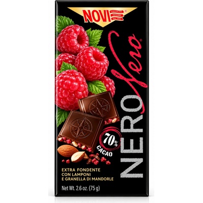 Novi Nero Nero s malinami a mandlemi 75 g