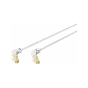 ASSMANN Пач кабел Assmann DK-1644-A-10090, S-FTP, Cat. 6a, 10м, бял, ъглов, DK-1644-A-10090