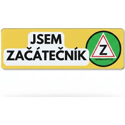 Samolepka Začátečník magnetická