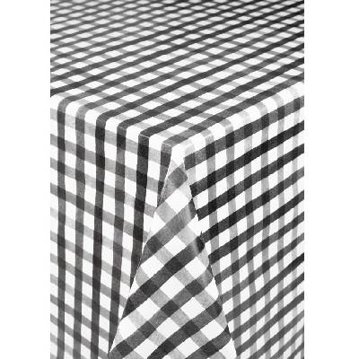 Obrus PVC 5743540, metráž, 20 m x 140 cm, kocky čierno-biele, IMPOL TRADE