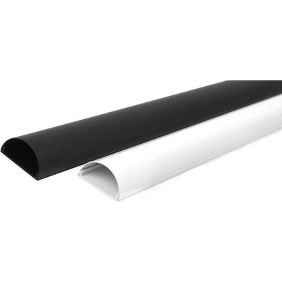 Kabelová lišta 65s samolepicí PVC černá/bílá 65 cm