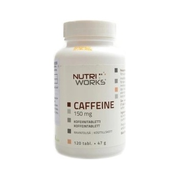 NutriWorks Caffeine 120 tabliet