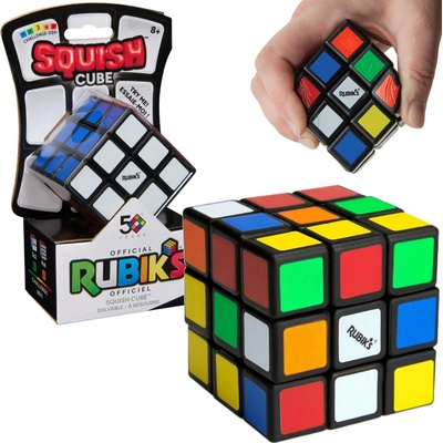 Spin Master Pěnová kostka RUBIK’S Squish Cube 3×3 pro děti od 8 let