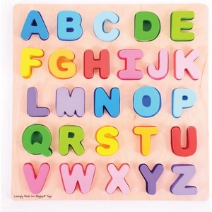 Bigjigs Toys Bigjigs Baby Азбука големи букви (BB055)