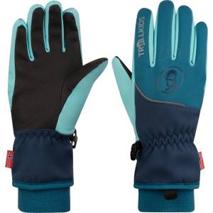 Trollkids Детски ръкавици Trollkids Kid's Trolltunga Glove - Dark Marine / Mystic Blue - размер 4, 5 (202-3092-1212)
