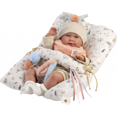 Llorens 74128 New Born Realistické se zvuky 42 cm
