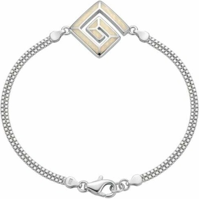 Šperky Nina Stříbrný opálový náramek Labyrint elegance 925/1000 (19 20 cm) nar ag H 309