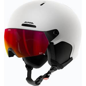 Alpina Скиорска каска Alpina Arber 2 Visor Q-Lite white matt
