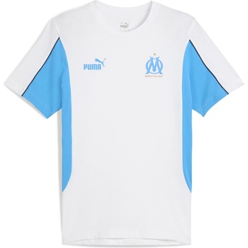 Image 1 of PUMA Тениска Puma Olympique Marseille ftblARCHIVE T-Shirt Adults - White/Blue Azur