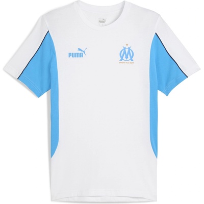 PUMA Тениска Puma Olympique Marseille ftblARCHIVE T-Shirt Adults - White/Blue Azur