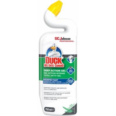 Duck Препарат за почистване на тоалетна Total Aktiv Gel Pine, 750 ml