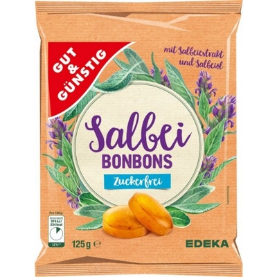 G&G Šalvějové bonbóny bez cukru 125 g