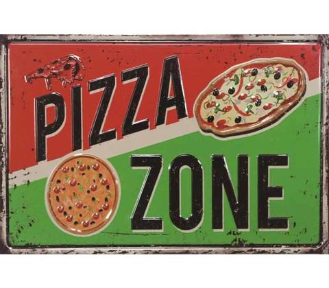 Ceduľa Pizza Zone