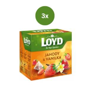 LOYD Чай Loyd пирамида ягода + ванилия 3 x 40 г