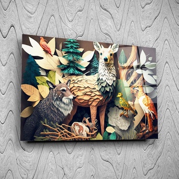 Art gift Стъклено АРТ пано - Живописна дива природа