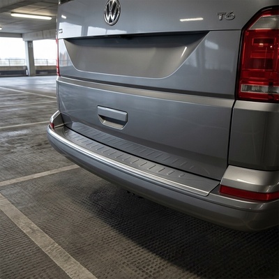 VW T6 - nerez ochranný panel zadného nárazníka RS6 Brushed - Omtec