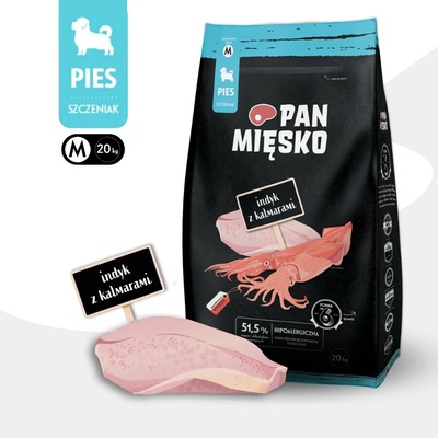 Pan Mięsko Puppy Morka Superfood s vitamínmi 20 kg