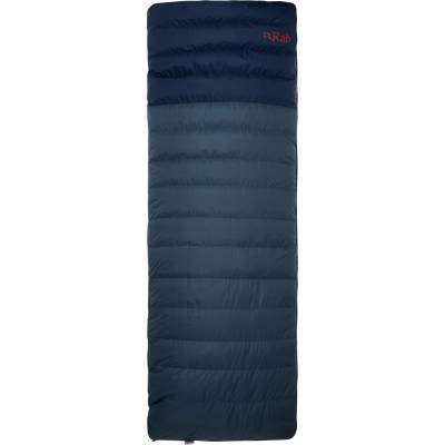 Rab Пухен спален чувал Rab Outpost 500 Down sleeping bag - Tempest Blue / Orion Blue - размер bis 190 cm Körperlänge (513-1256-0211)