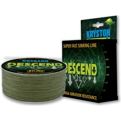 Kryston potápavá šnúra DESCEND zelená 300m 0,27mm 30lb