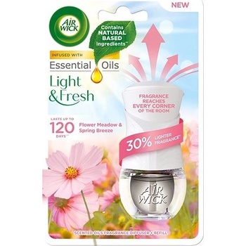 Air wick Elektrický osvěžovač vzduchu strojek a náplň Rozkvetlá louka a jarní vánek 19 ml