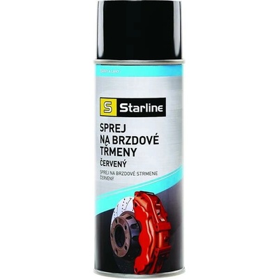 Starline sprej na brzdové třmeny 400 ml červená