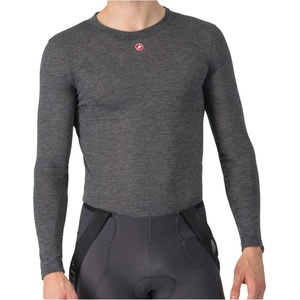 Castelli Мъжко горнище Castelli Medio Base Layer L/S Cycling undershirt - Melange Grey - размер XL (014-2454-0115)
