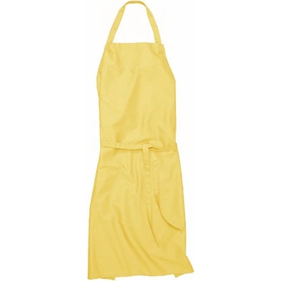 Workwear Verona 90 Dlouhá zástěra s laclem 00131-01 Curry