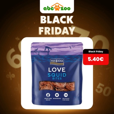 FISH4DOGS Love Squid Bites 80 g