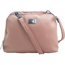 Tessra měkká crossbody dámská kabelka se dvěma oddíly 5623-TS Růžová