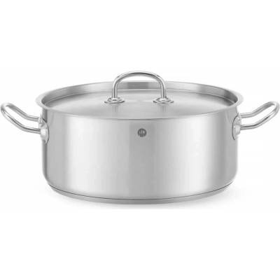 HENDI Nízký hrnec s poklicí 7,4 l 280 mm Kitchen Line 836033