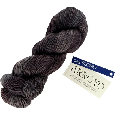 Malabrigo Arroyo Plomo 043 tmavá šedá