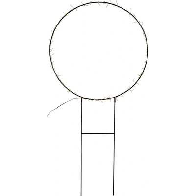 Star Trading Vonkajšia svetelná LED dekorácia 120 svetielok výška 120 cm Barlumi - čierna