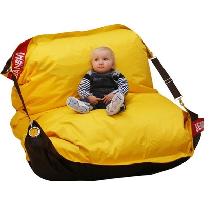 BeanBag 189x140 duo brown yellow