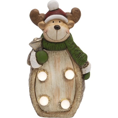 Home by Somogyi LED keramická dekorácia na stôl sob