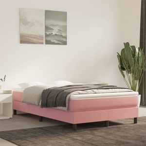 vidaXL Матрак с покет пружини 120 x 210 x 20 см Розово (4016581)