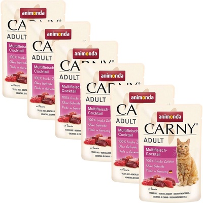 Animonda CARNY Cat Adult повече месен коктейл 6 x 85 г